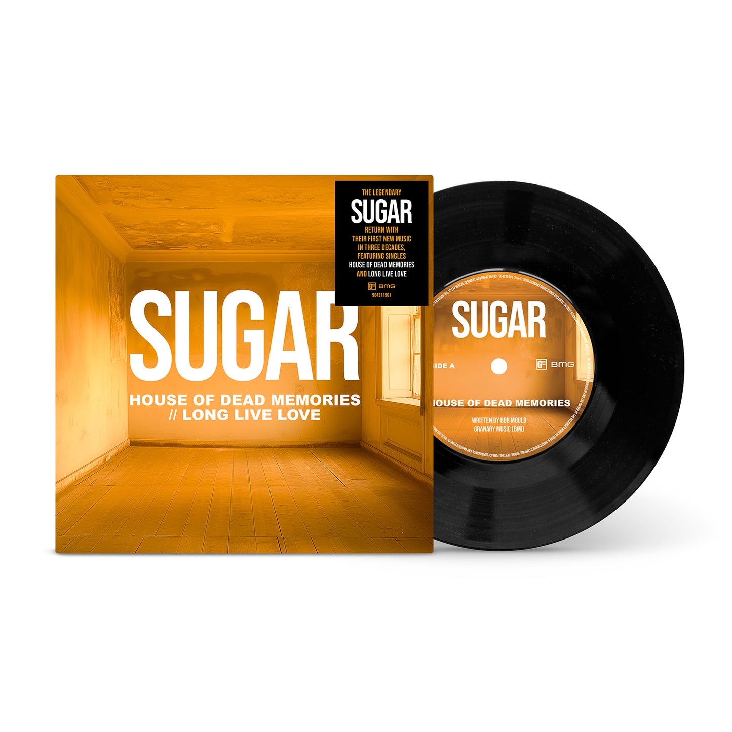 Sugar - House of Dead Memories / Long Live Love 7 inch black vinyl