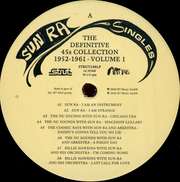 Sun Ra - Singles Volume 1 black vinyl treble album