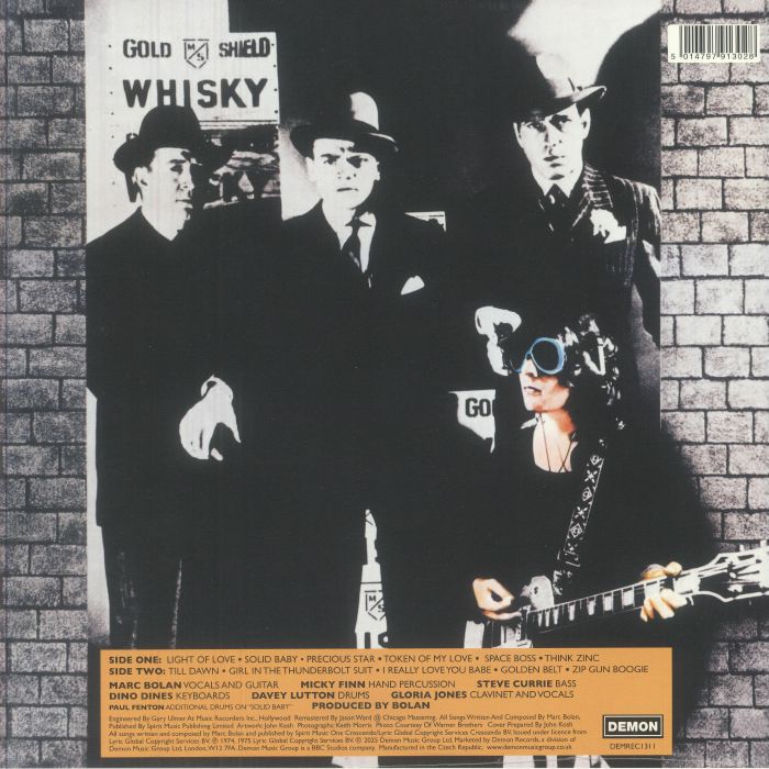 T Rex - Bolans Zip Gun National Album Day 2025 vinyl LP tracklist