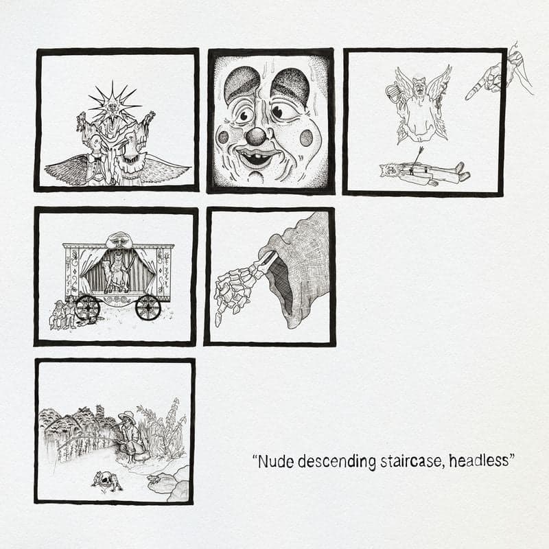Teen Suicide - Nude Descending Staircase Headless - hurtful illusion white vinyl LP