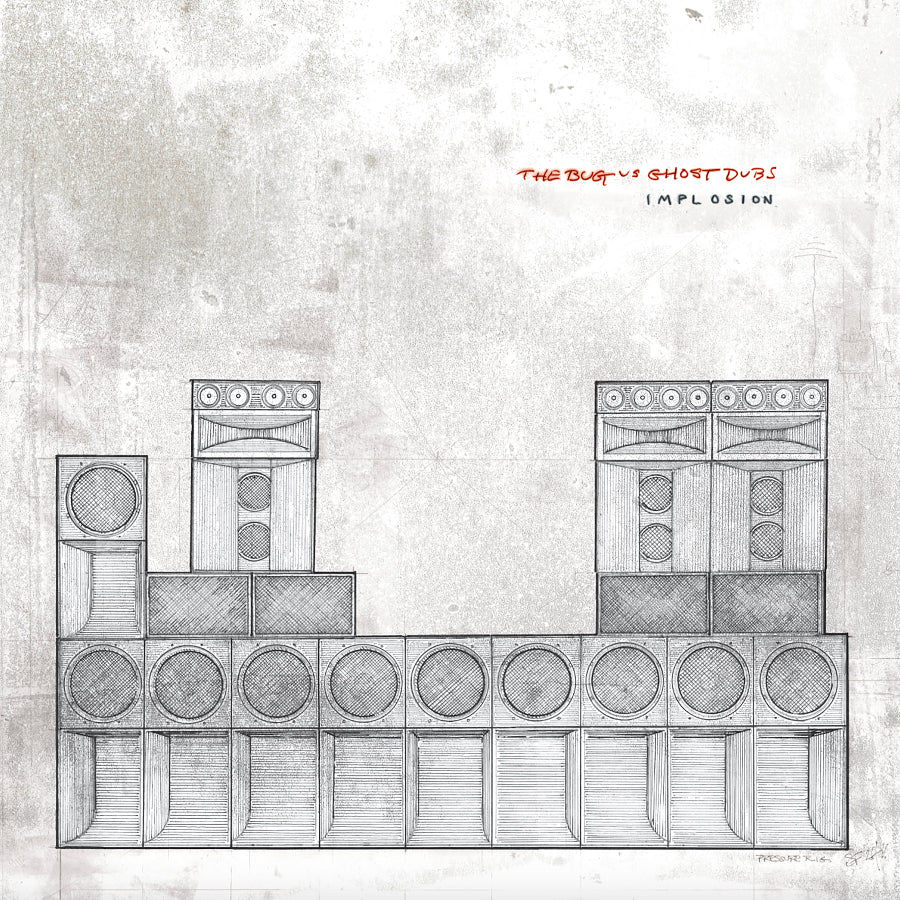 The Bug vs Ghost Dubs - Implosion double vinyl LP