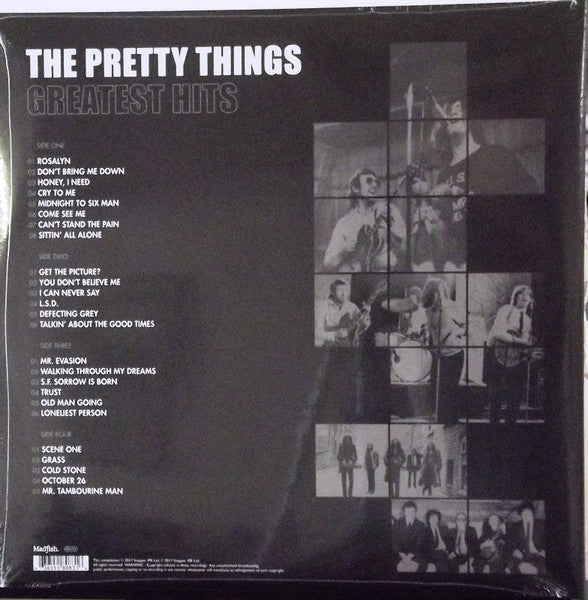 The Pretty Things - Greatest Hits double vinyl LP tracklist