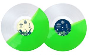 The Sims 25th Soundtrack album clear and neon vinyl