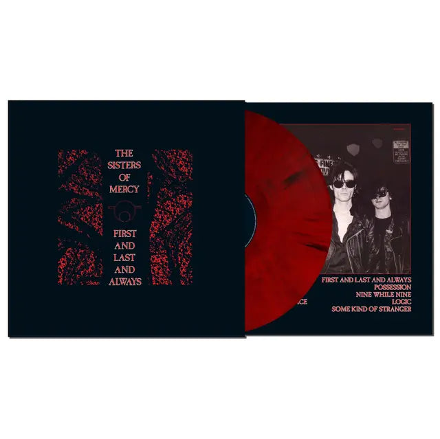 The Sisters of Mercy - First and Last and Always red and black marble vinyl LP