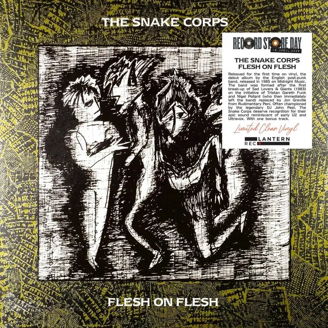 The Snake Corps - Flesh on Flesh RSD2026 clear vinyl LP