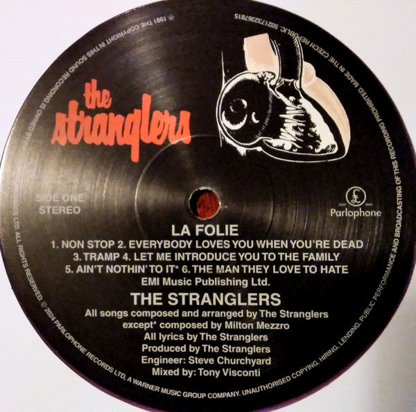 The Stranglers - La Folie national album day 2024 vinyl label