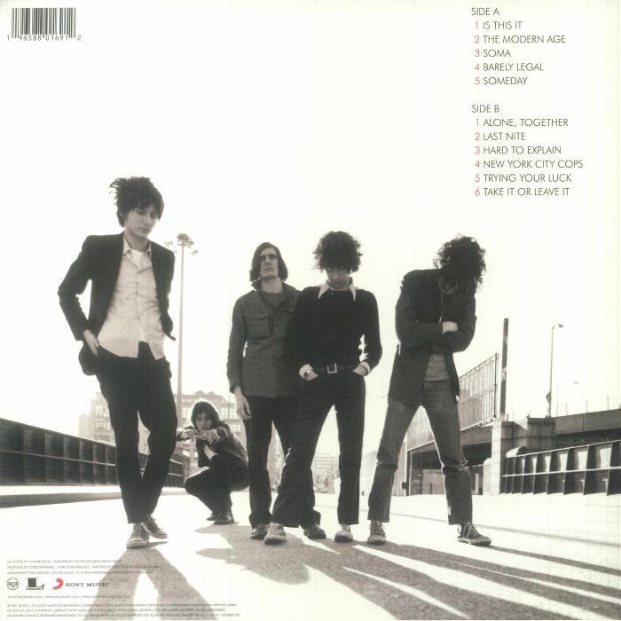 The Strokes - Is This It vinyl LP tracklist