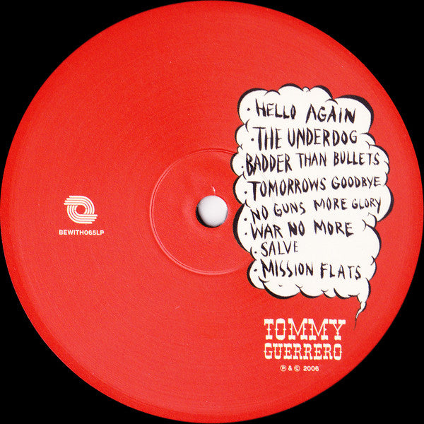 Tommy Guerrero - From The Soil To The Soul vinyl LP label