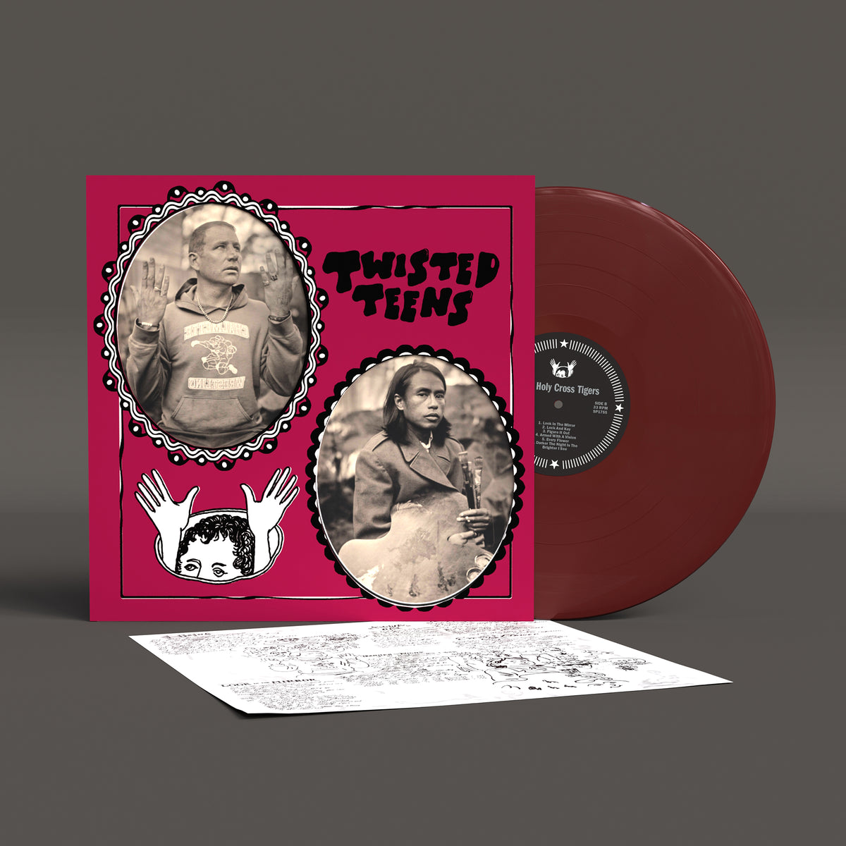 Twisted Teens - The Holy Cross Tigers loser edition maroon vinyl