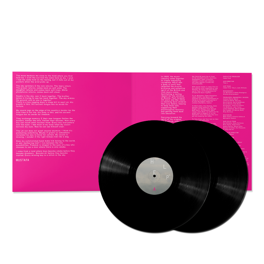 Various Artists - HELP(2) black vinyl album