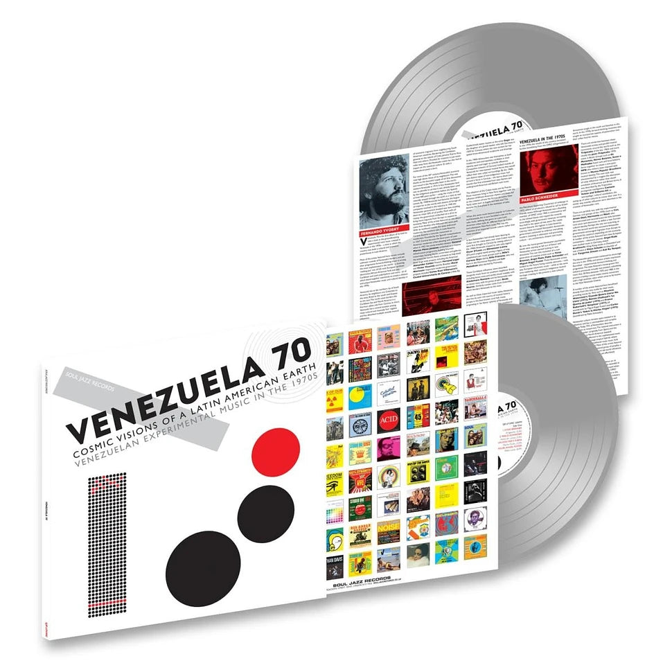 Venezuela 70: Cosmic Visions Of A Latin American Earth – Venezuelan Experimental Rock In The 1970s silver double vinyl LP