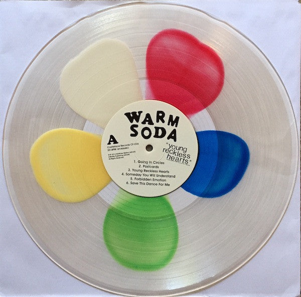 Warm Soda - Young Reckless Hearts petal vinyl LP