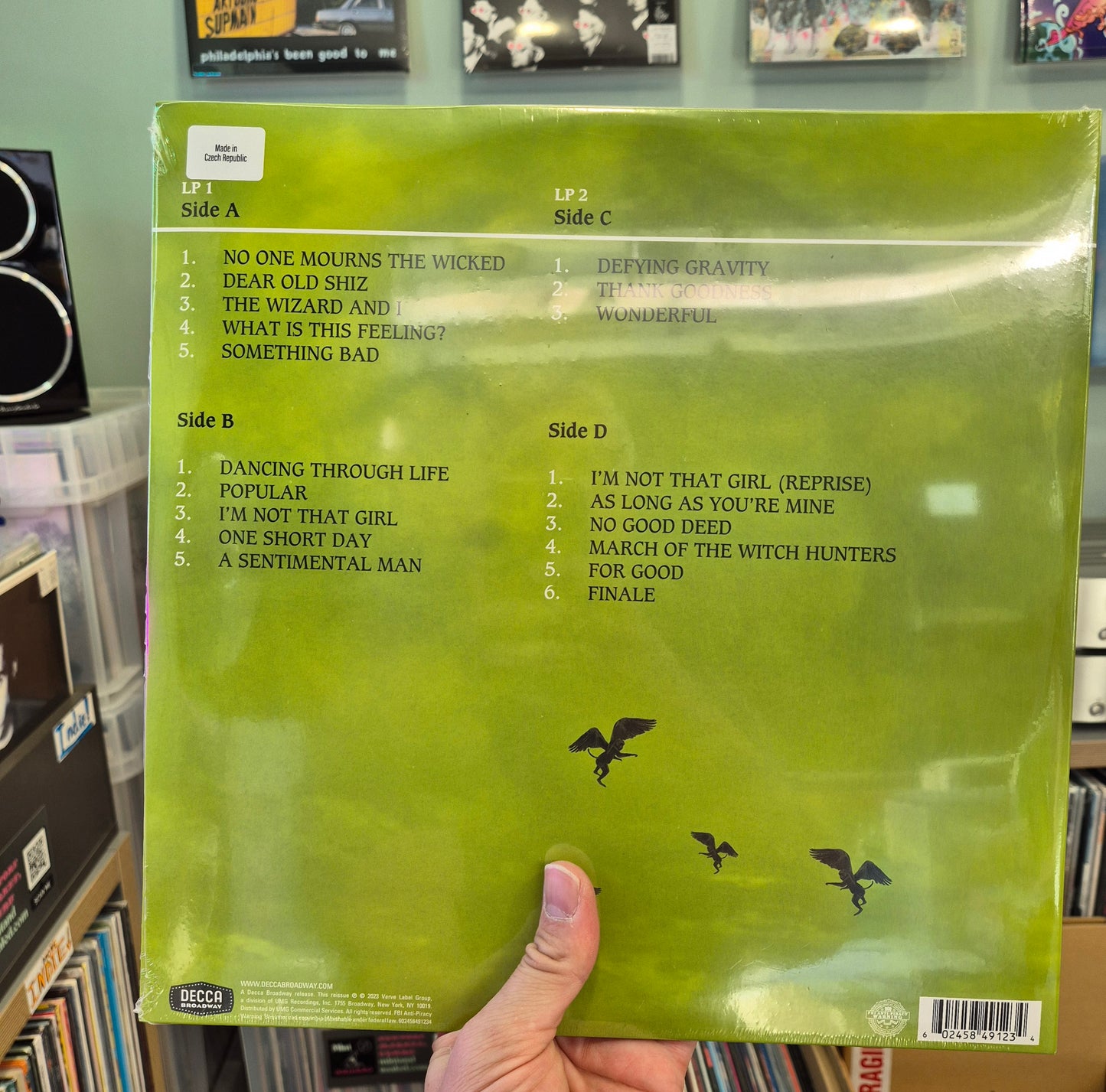 Wicked (20th Anniversary): Limited 'Wicked Green' Vinyl 2LP tracklist