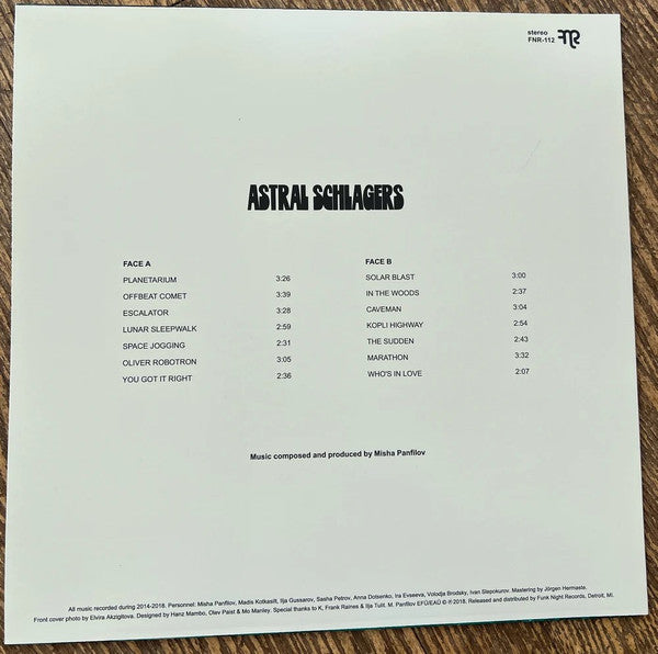 Misha Panfilov Sound Combo - Astral Schlagers: The Singles Collection 2015-2018 album