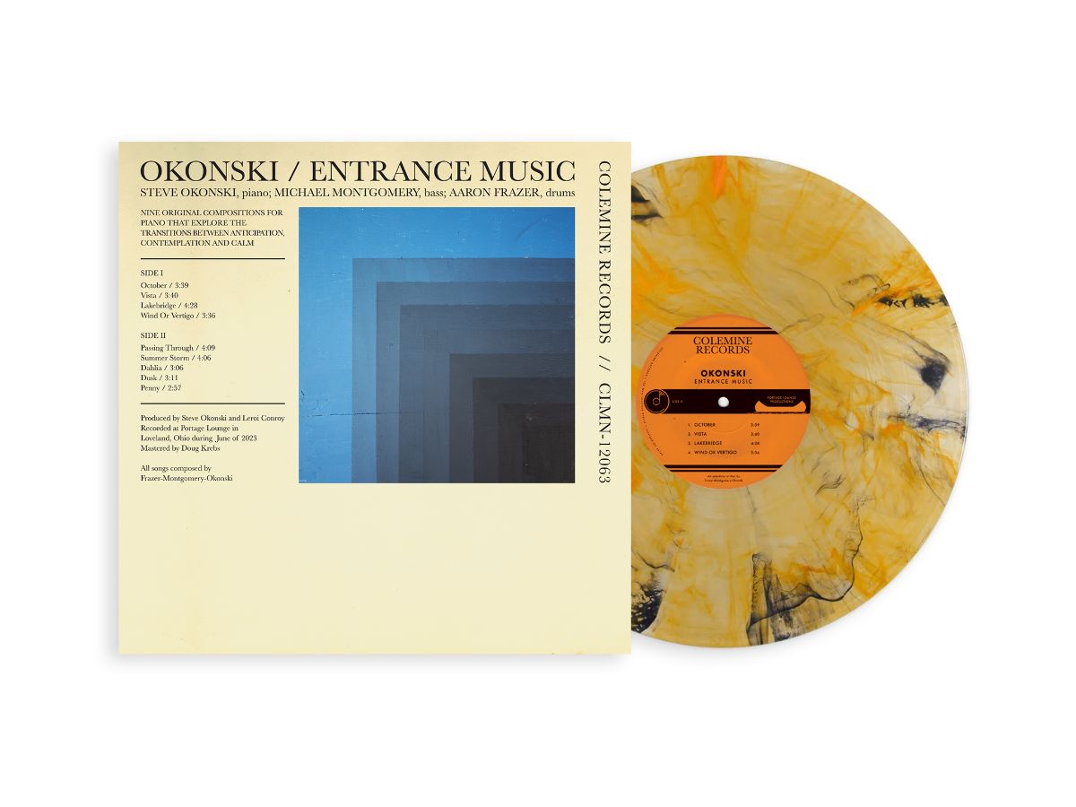 Okonski - Entrance Music orange and black vinyl album