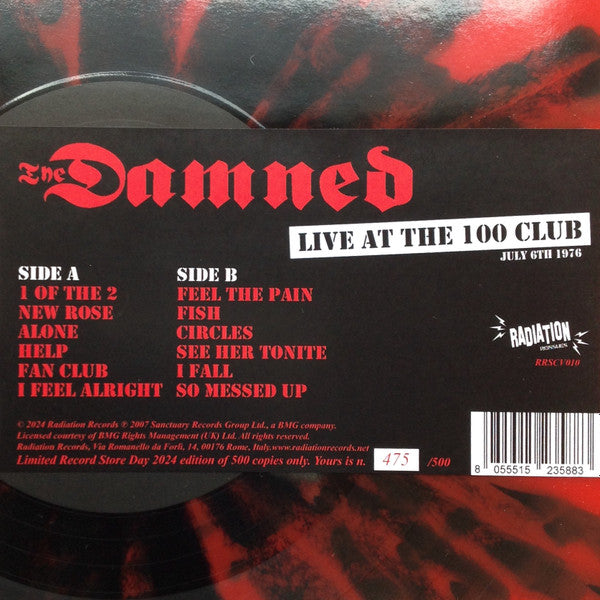 The Damned - Live At The 100 Club July 6th 1976