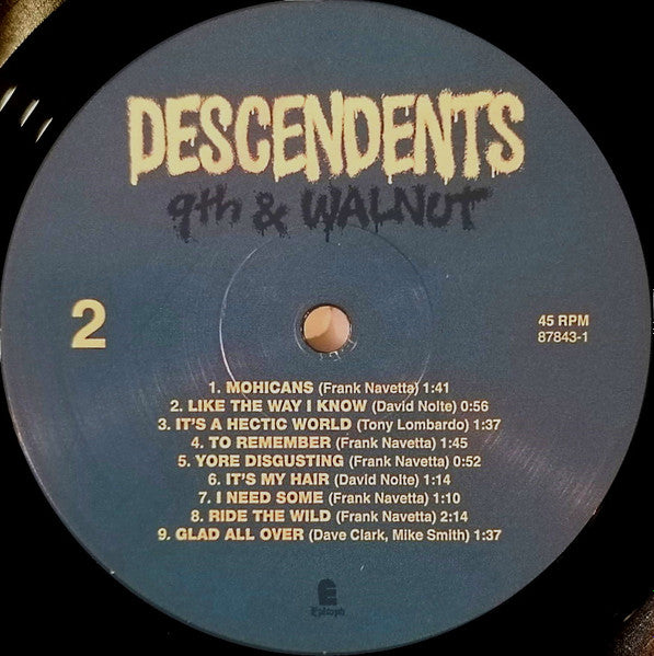 Descendents - 9th & Walnut black vinyl album