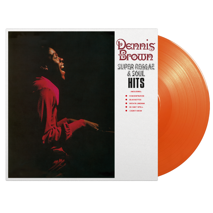 Dennis Brown - Super Reggae and Soul Hits orange vinyl