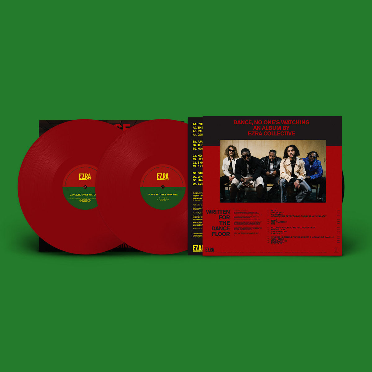 Ezra Collective - Dance, No One's Watching red vinyl