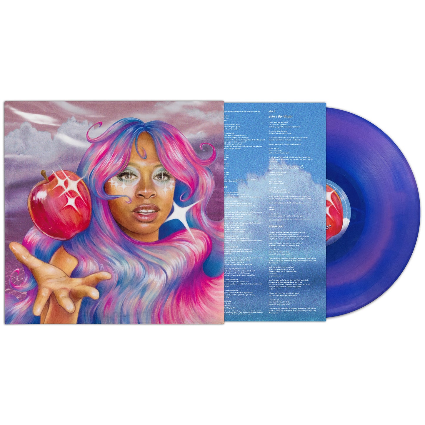 hemlocke springs - the apple tree under the sea - purple and blue sunburst vinyl LP