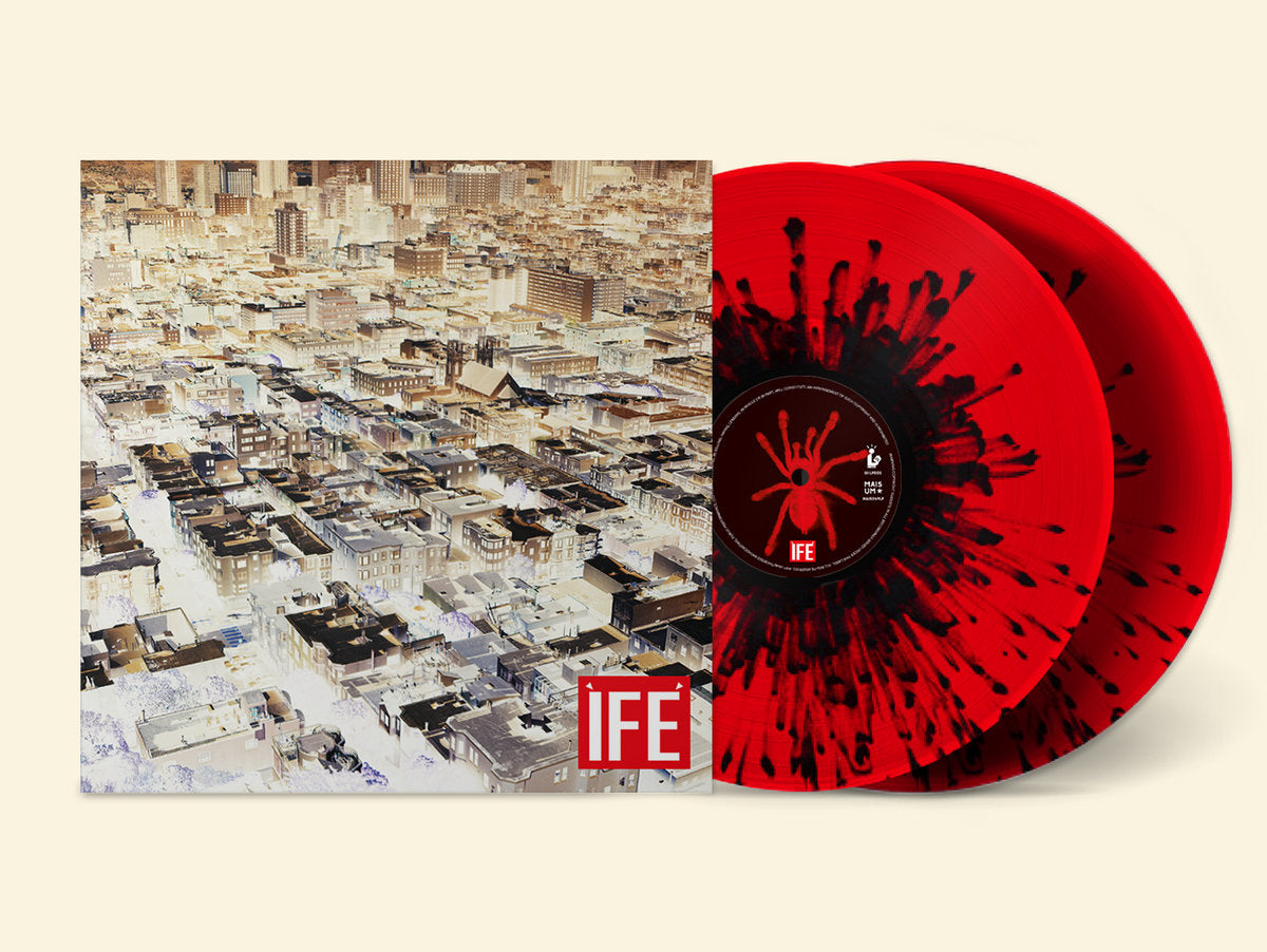 IFE - 0000+0000 red and black splatter vinyl