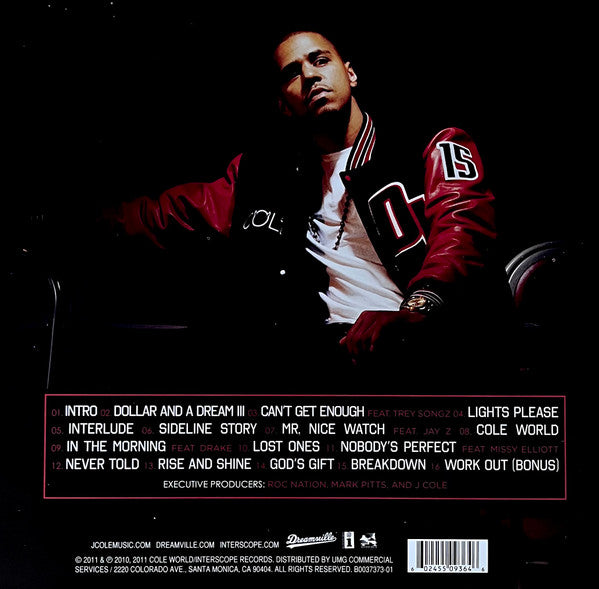 J Cole - Cole World: The Sideline Story vinyl album