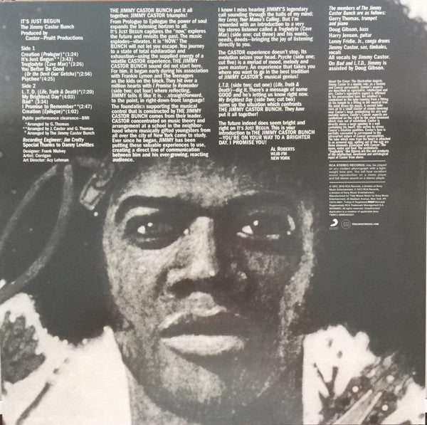 Jimmy Castor Bunch - It's Just Begun album