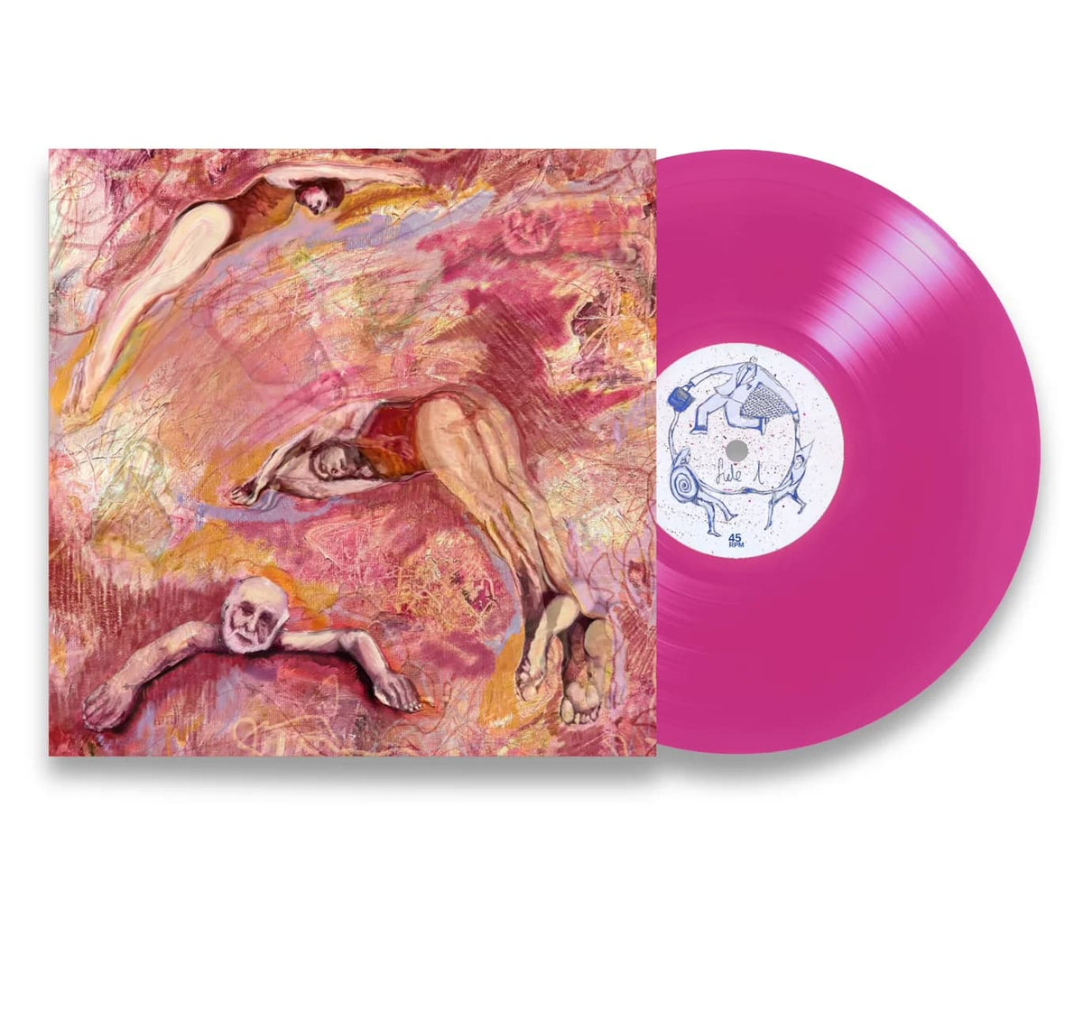 jo from school - Grace, Flair and Distance magenta vinyl