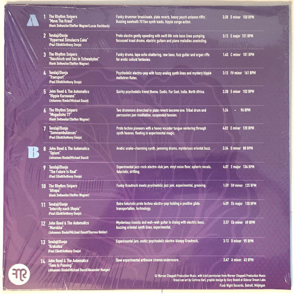 Various Artists - Krautrock funk night records album