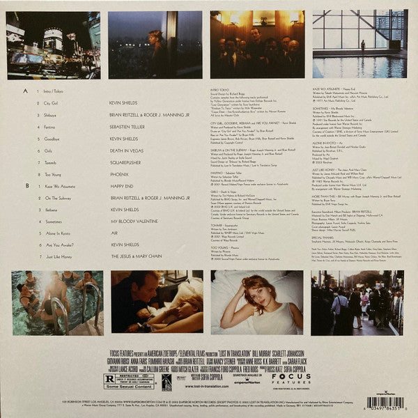 Various Artists - Lost In Translation (Music From The Motion Picture Soundtrack)