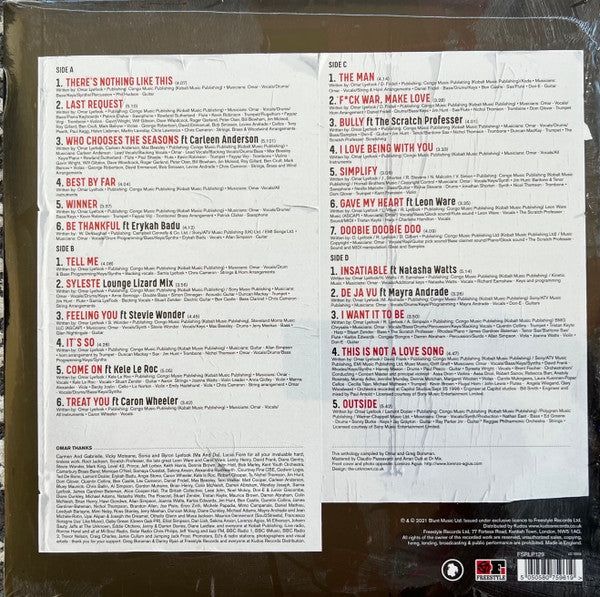 Omar - The Anthology vinyl album