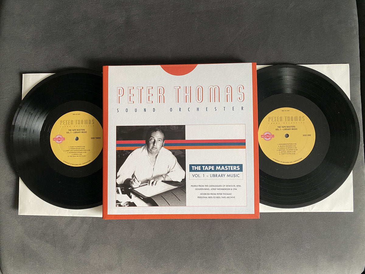 Peter Thomas Sound Orchestra - The Tape Masters Vol. 1 - Library Music black vinyl
