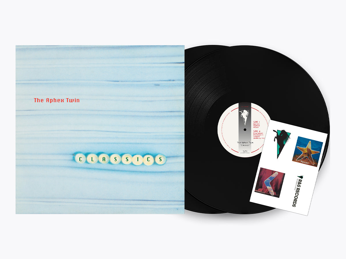 Aphex twin classics black double vinyl LP