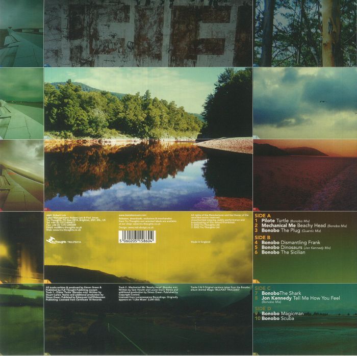 Bonobo - Remixes and B Sides double vinyl LP tracklist