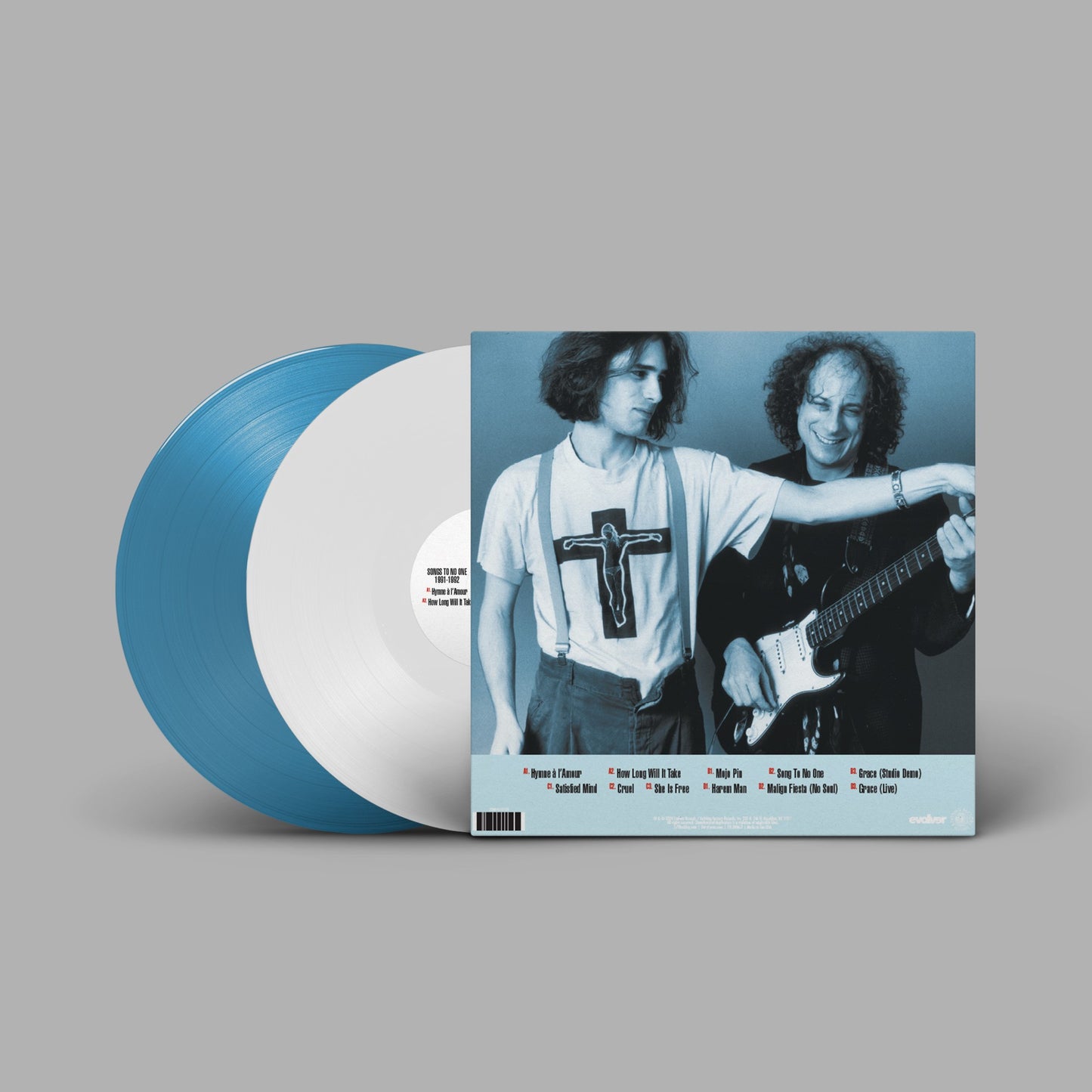Jeff Buckley and Gary Lucas - Songs to no one blue and silver vinyl
