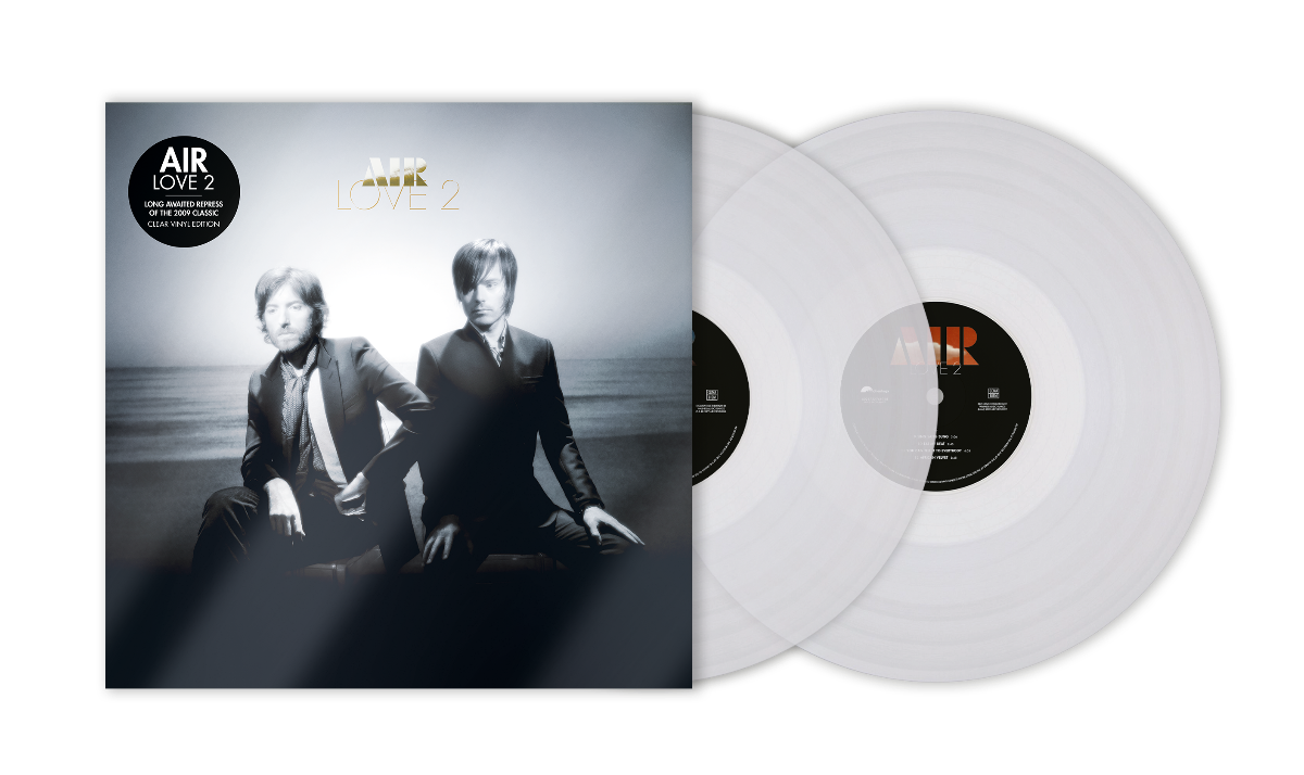 AIR Love 2 on clear double vinyl LP