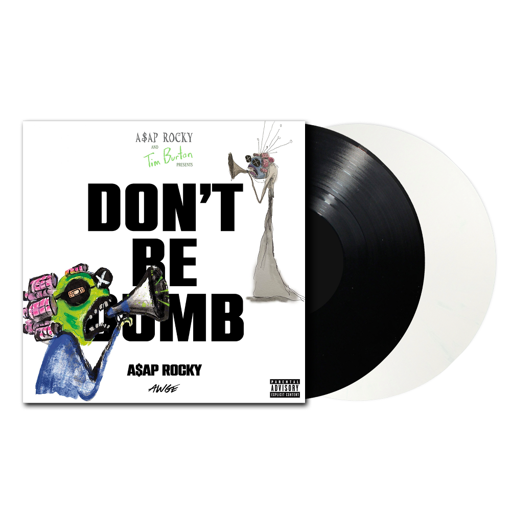 A$AP Rocky - Don't Be Dumb black and white double vinyl LP