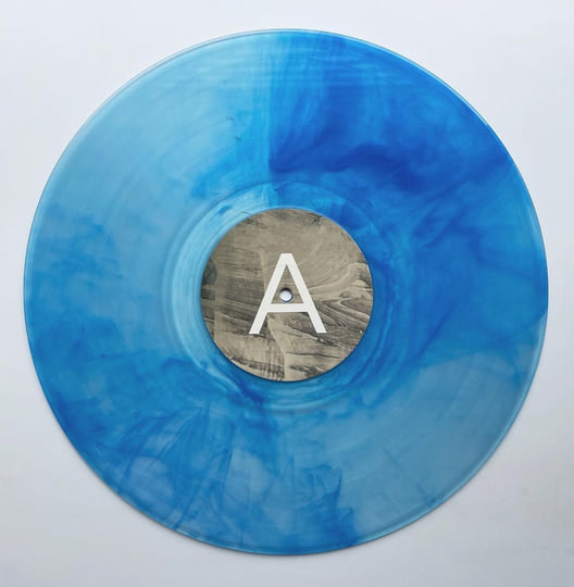 Aaronson - The Great Swells That Carry Us Will Pull Us Under - blue vinyl LP Side A