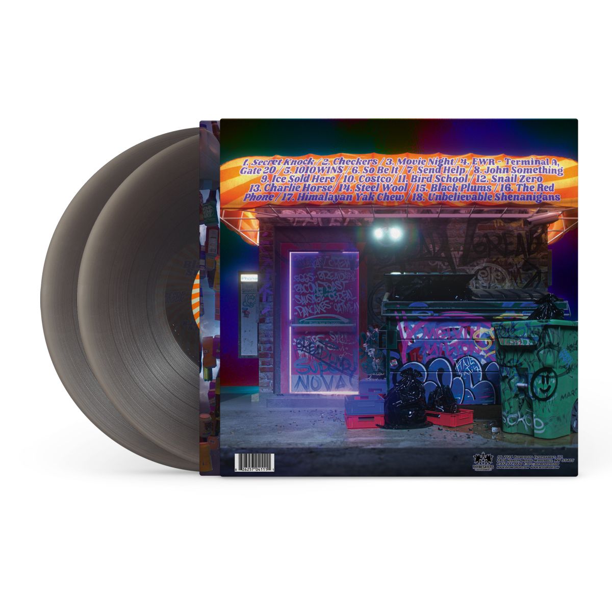 Aesop Rock Black Hole Superette black ice double vinyl LP tracklist