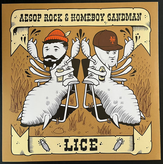 Aesop Rock and Homeboy Sandman Lice vinyl