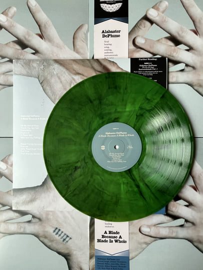 Alabaster DePlume A Blade Because A Blade Is Whole green marble vinyl