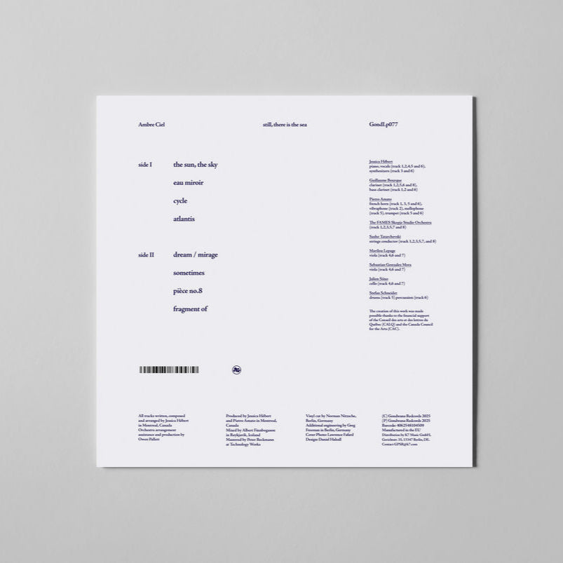 Ambre Ciel - still, there is the sea vinyl LP tracklist