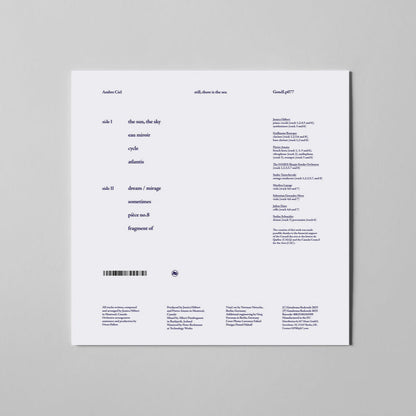 Ambre Ciel - still, there is the sea vinyl LP tracklist