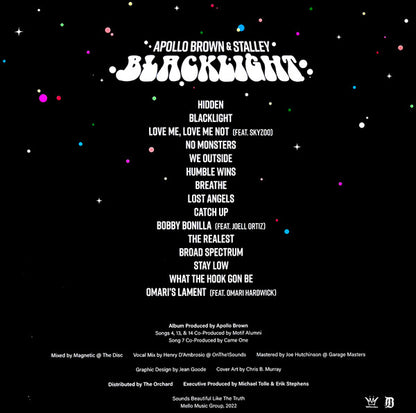 Apollo Brown and Stalley Blacklight vinyl tracklist