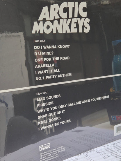 Arctic Monkeys - AM black vinyl LP tracklist