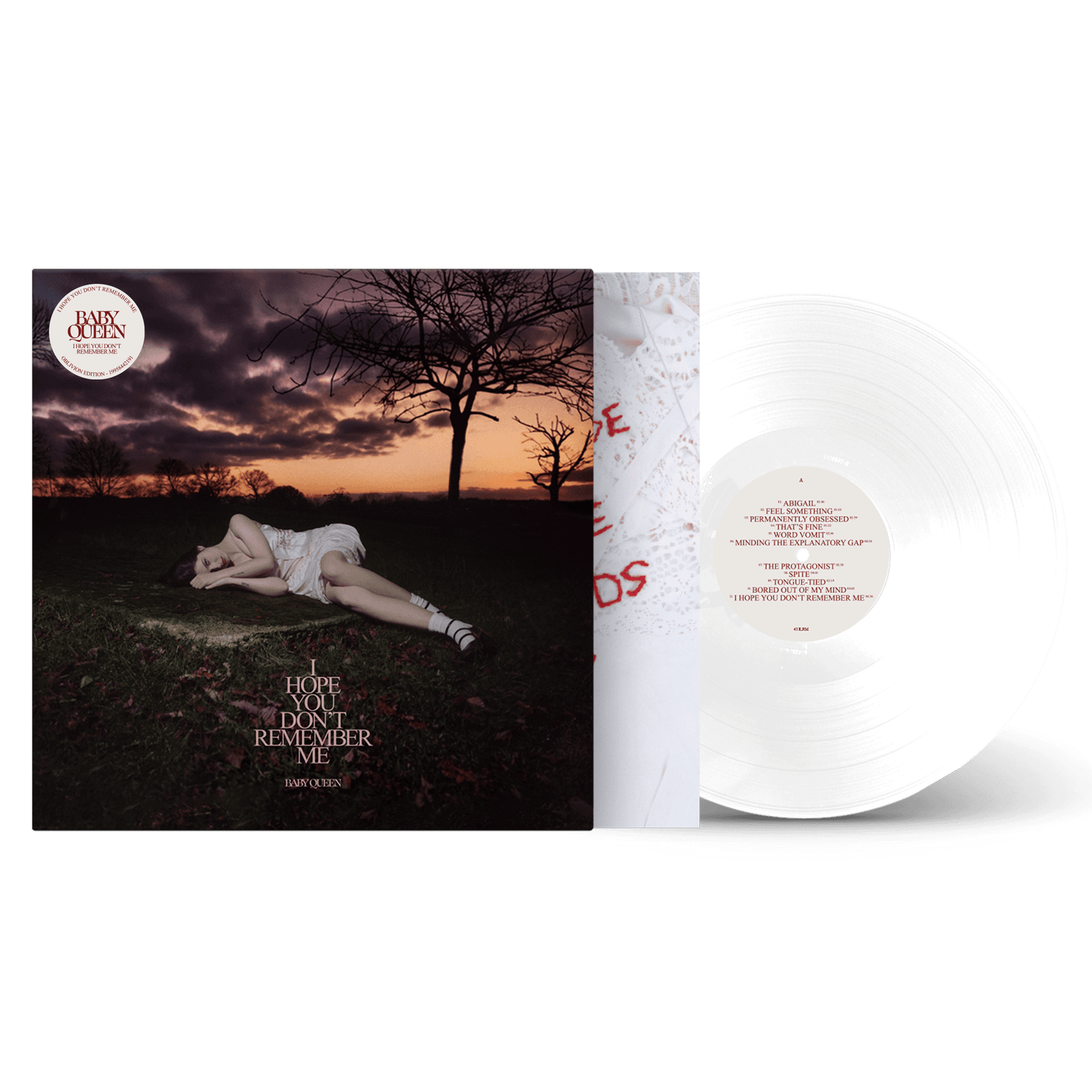 Baby Queen - I Hope You Don’t Remember Me - oblivion edition LP