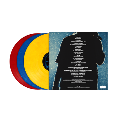 Billie Eilish - HIT ME HARD AND SOFT: The Tour (Live) triple vinyl LP tracklist