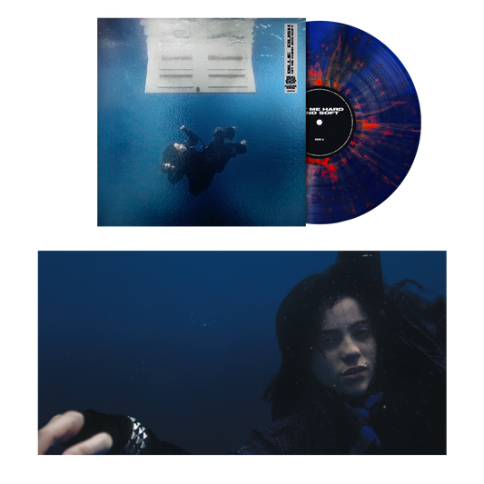 Billie Eilish - Hit Me Hard And Soft (Anniversary Edition) blue and orange splatter vinyl
