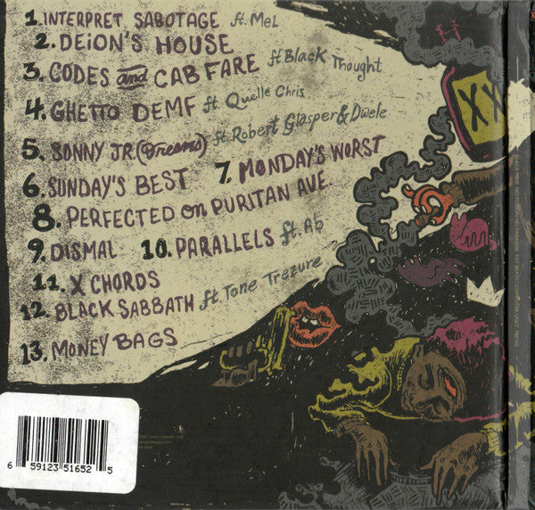 Black Milk No Poison No Paradise CD tracklist