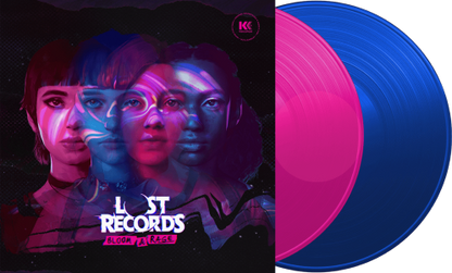 Lost Records Bloom and Rage Original Game Soundtrack purple and blue vinyl chromatics milk and bone
